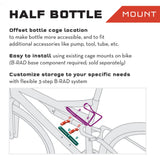 B-RAD HALF BOTTLE ADAPTER