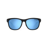 Tifosi Swank Sunglasses Blackout with Sky Blue Mirror Polarized Lens
