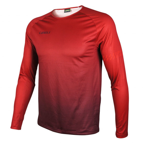 Core Long Sleeve Running Shirt Red