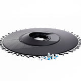 SRAM Chain Ring Road 46 Tooth Direct Mount X-Sync 6.5mm Offset - Aero Red E1 Including 8 Chainring Bolts