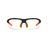 Tifosi Rivet Sunglasses Blackout with Clarion Red Fototec Reader +2.0 Lens
