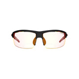 Tifosi Rivet Sunglasses Blackout with Clarion Red Fototec Reader +2.0 Lens
