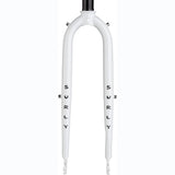 Surly Fork Preamble 9mm x 100mm Quick Release, 28.6mm Straight Steerer Thor Frost White 
