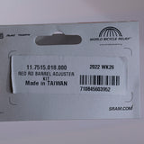 SRAM Rear Derailleur Barrel Adjuster Kit Red