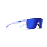 Tifosi Sanctum Sunglasses Ice Blue with Cobalt Blue Mirror Lens
