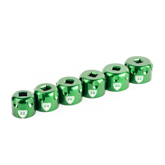 Abbey Suspension Top Cap Sockets - Full Set