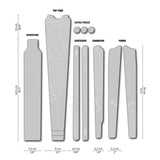 DYEDBRO DROP BAR FRAME PROTECTION - STAY FREE