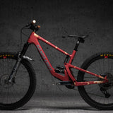 DYEDBRO MTB FRAME PROTECTION - BLEACH TIE DYE CLEAR