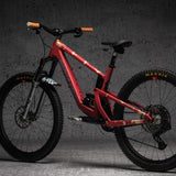 DYEDBRO MTB FRAME PROTECTION - BLEACH TIE DYE CLEAR