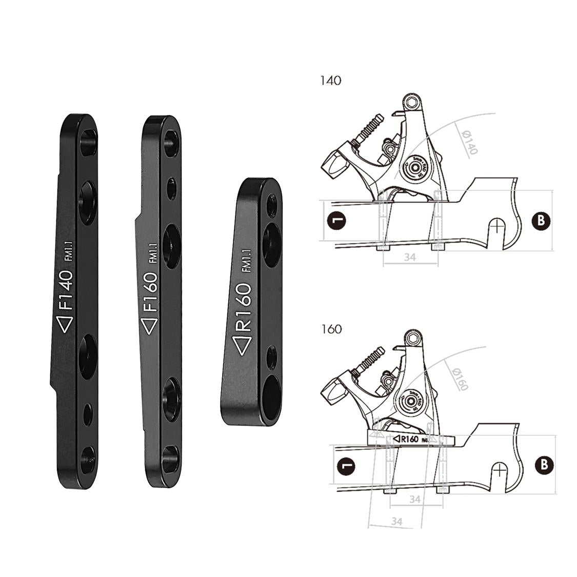 TRP - Flat Mount Adapters – Giant Wellington