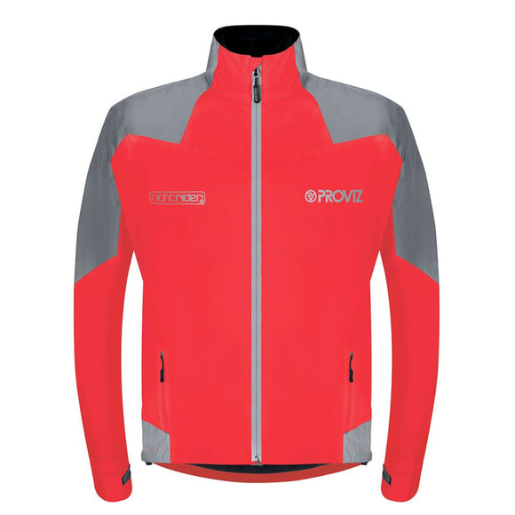 Proviz Nightrider 2.0 Men's Cycling Jacket Red