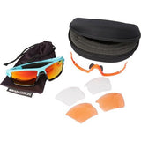 Madison Engage 3 Lens Kit Matt Blue Curaco Frame - Fire Mirror/Amber/Clear Lens